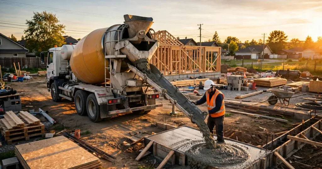 Concrete cost per cubic yard 2026 price comparison for US and UK ready-mix concrete